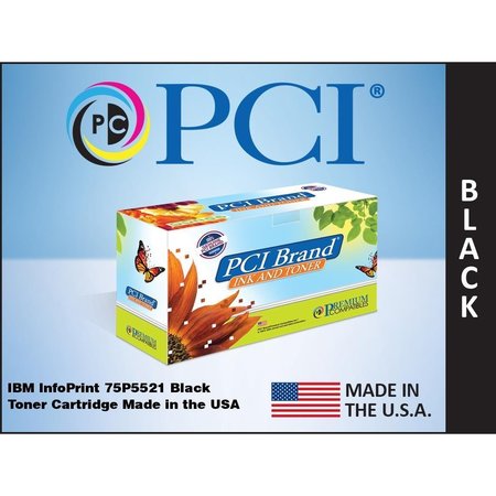 PCI Pci Ibm 75P5521 Black Toner Ctg 10K 75P5521-PCI